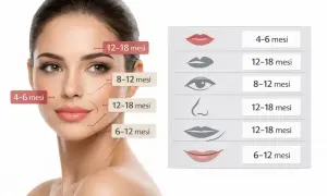 Guida alla durata del filler mandibola e altre aree del viso: 4-18 mesi.