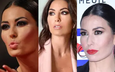 Tre ritratti di donna con un trucco winter deep: uno con ombretto blu intenso, uno con labbra nude e uno con rossetto rosso acceso.