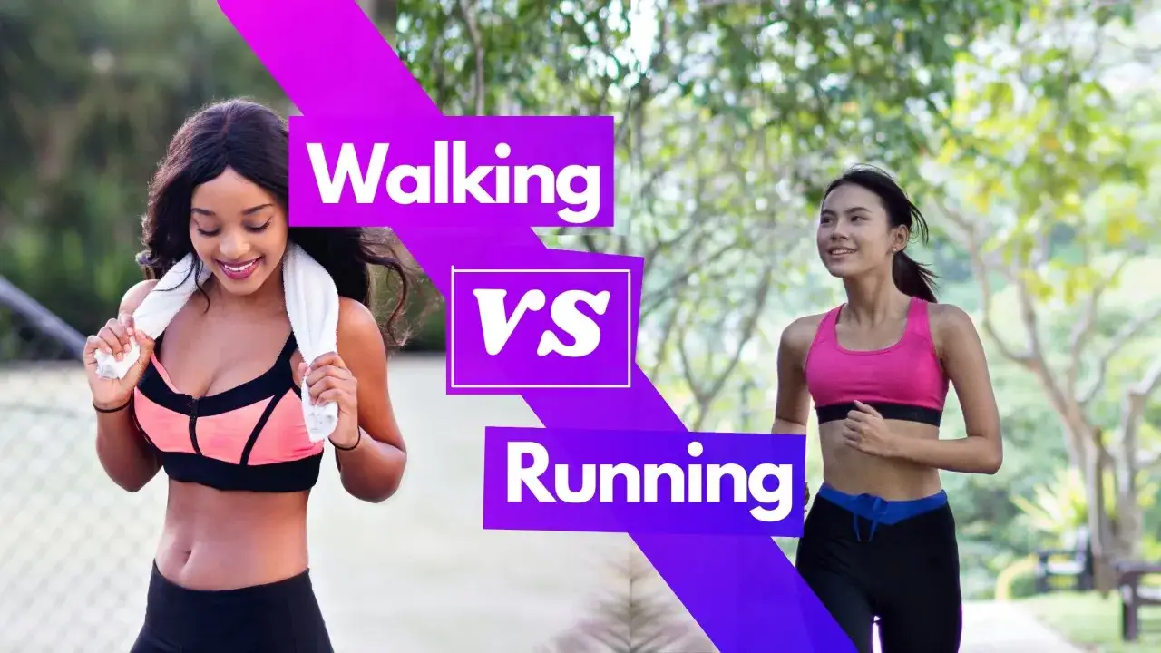 Due donne in tenuta sportiva, una cammina sorridendo, l'altra corre. Quale scegliere per dimagrire meglio?